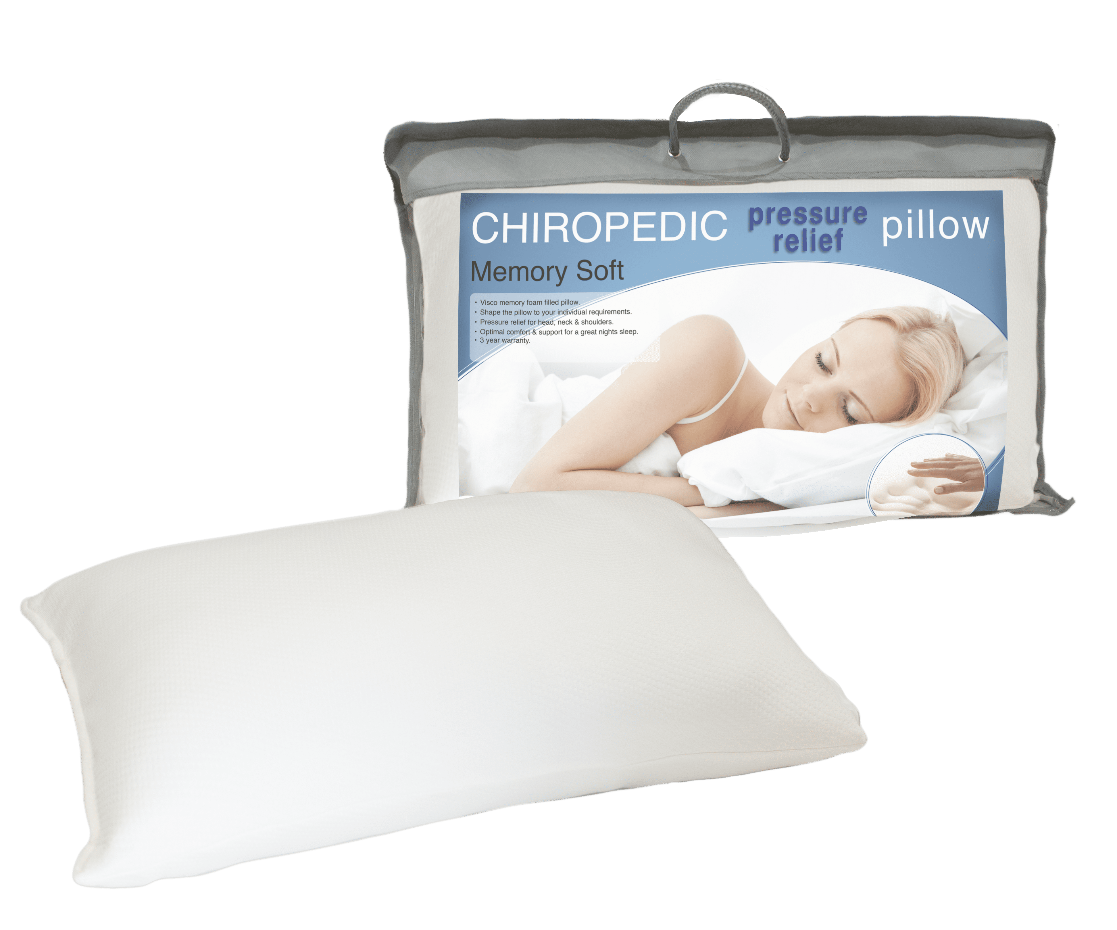 Chiropedic Pressure Relief pillow Memory Soft (1)